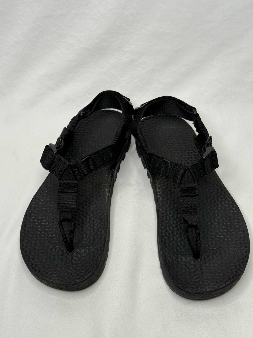 Bedrock Cairn Sandals M7 W8 Black Vibram Minimalist Hiking Adventure Sandals